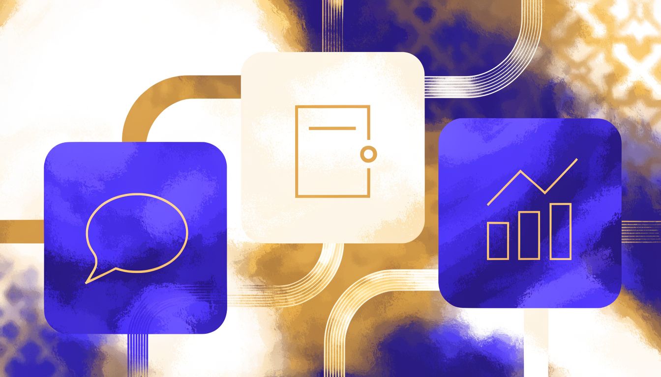 Three-step AI automation workflow diagram: capture, decide, notify